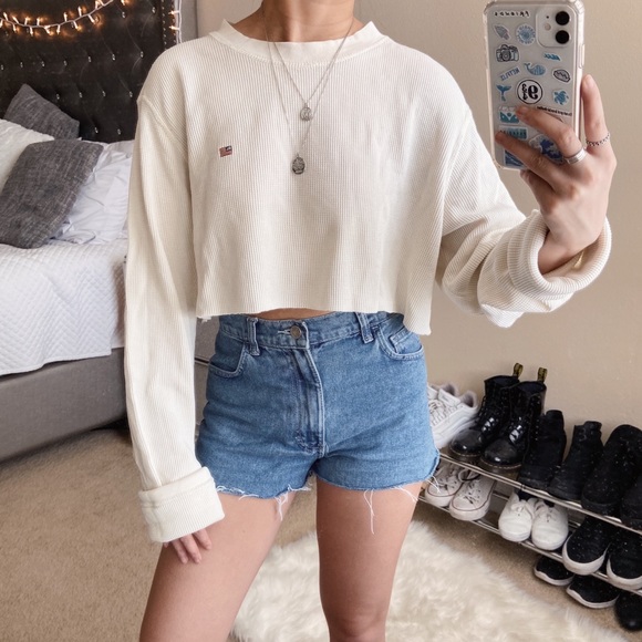 Ralph Lauren Tops - Ralph Lauren Crop Long Sleeve